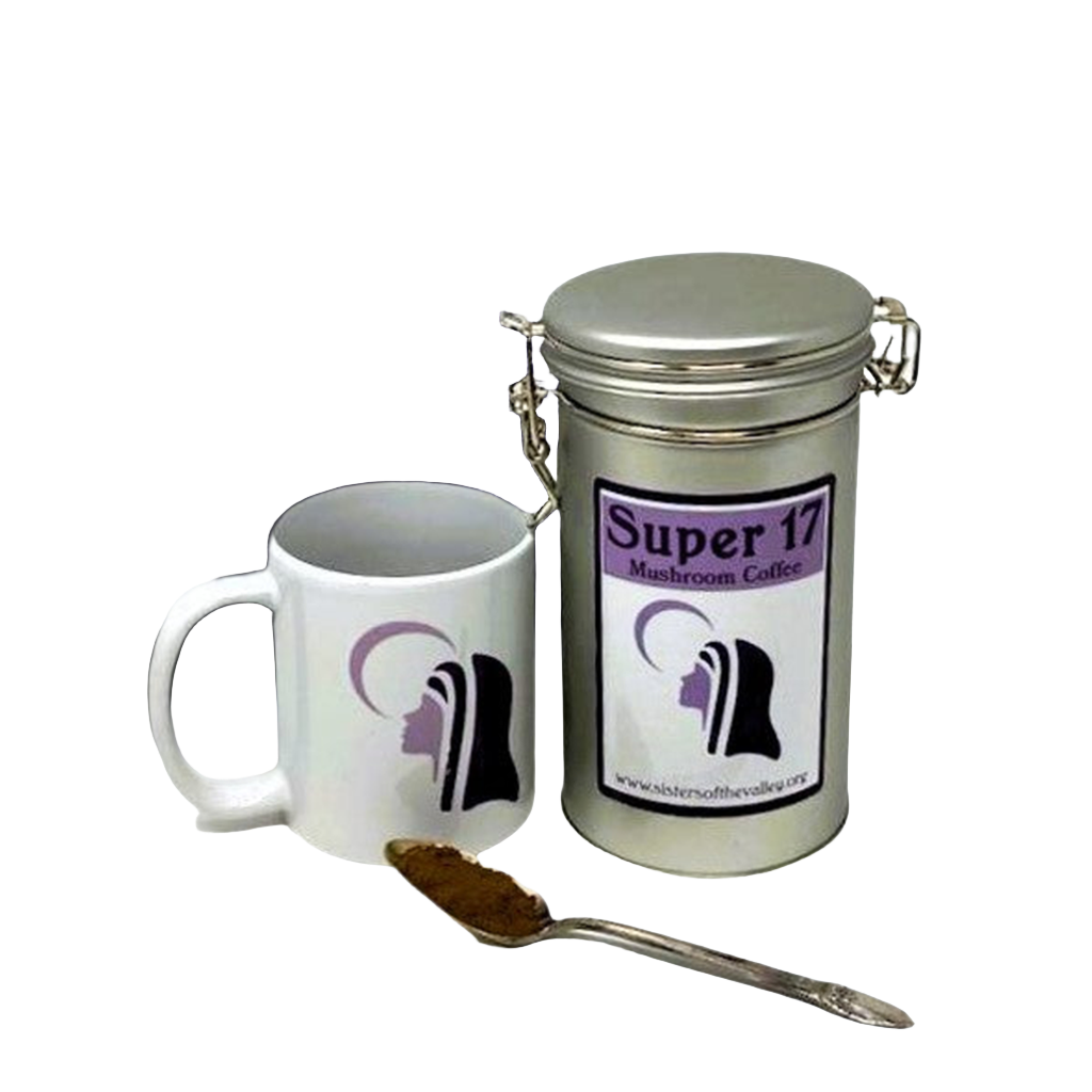 Super 17 Mushroom Coffee / Tea 10 oz Tin