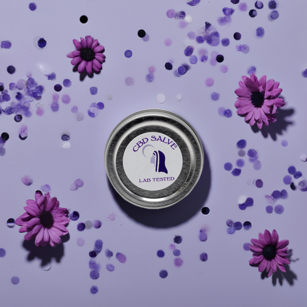 12 x 0.5oz - CBD Topical Salve Sample (60 mg CBD/Tin)