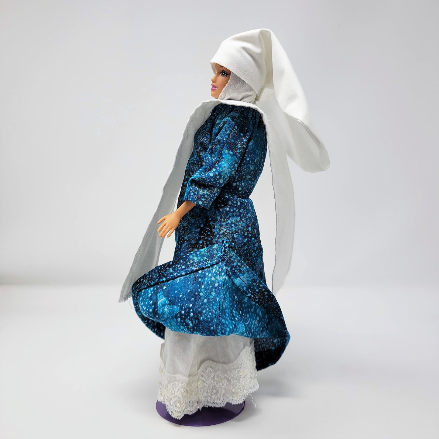 Spiritual Nun Doll with Sage Bundle