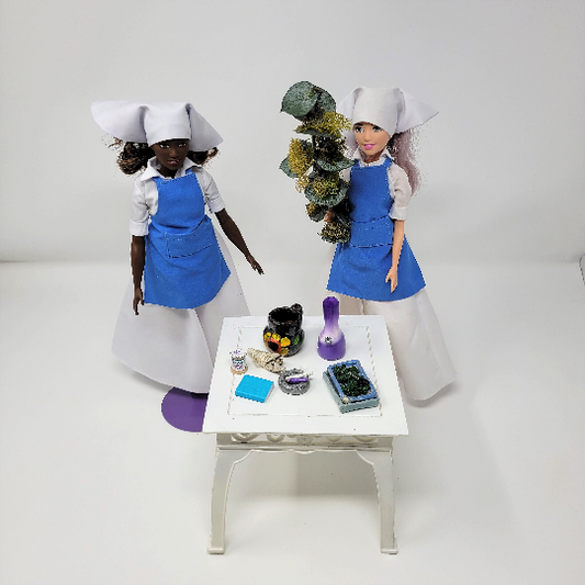 Miniature Hemp Trimming / Smoking Paraphernalia Kit