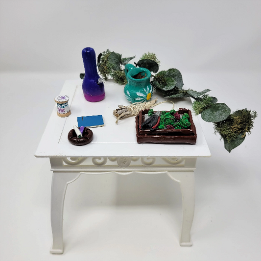 Miniature Hemp Trimming / Smoking Paraphernalia Kit