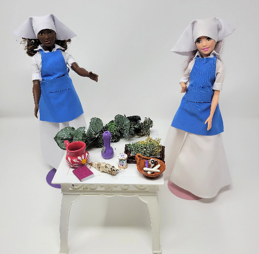 Miniature Hemp Trimming / Smoking Paraphernalia Kit