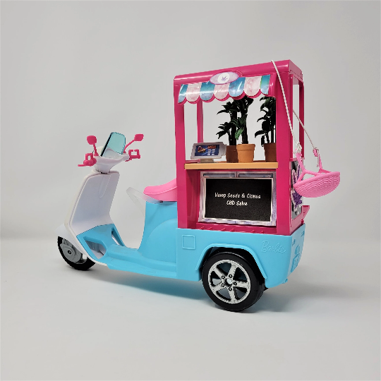 Hemp-Sellers' Cart Barbie Vehicle
