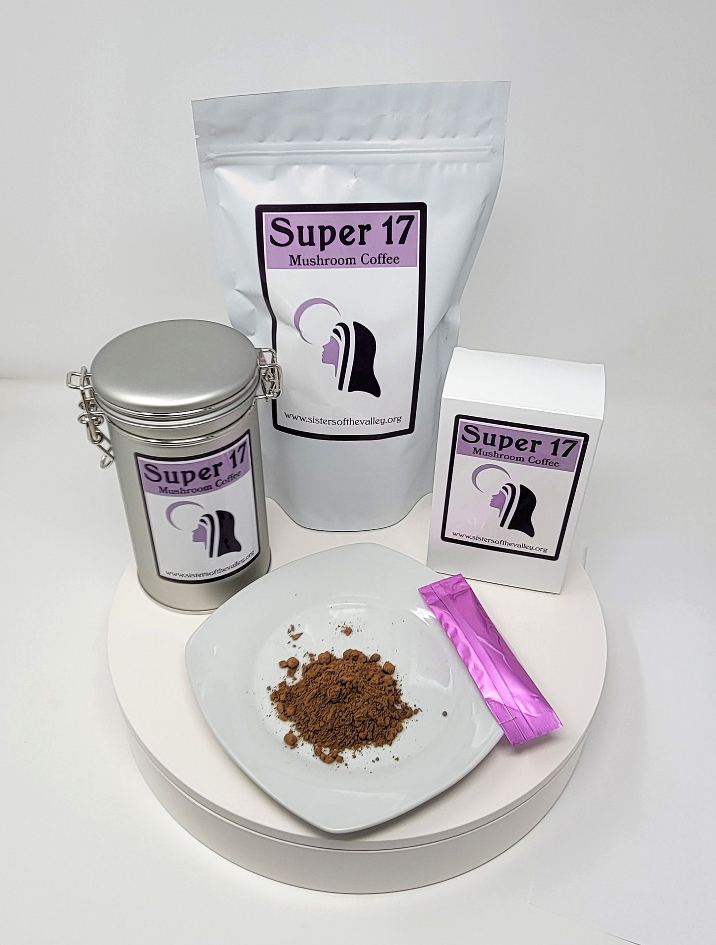 12 x 17 Mushroom Coffee Pouch (94 servings)