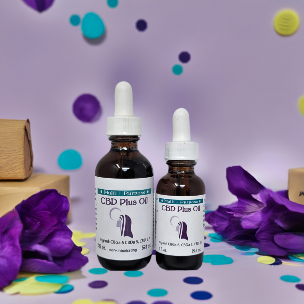 CBD Plus Oil drops (~350 mg of CBD per ounce)