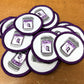 Mushroom Coffee Badge