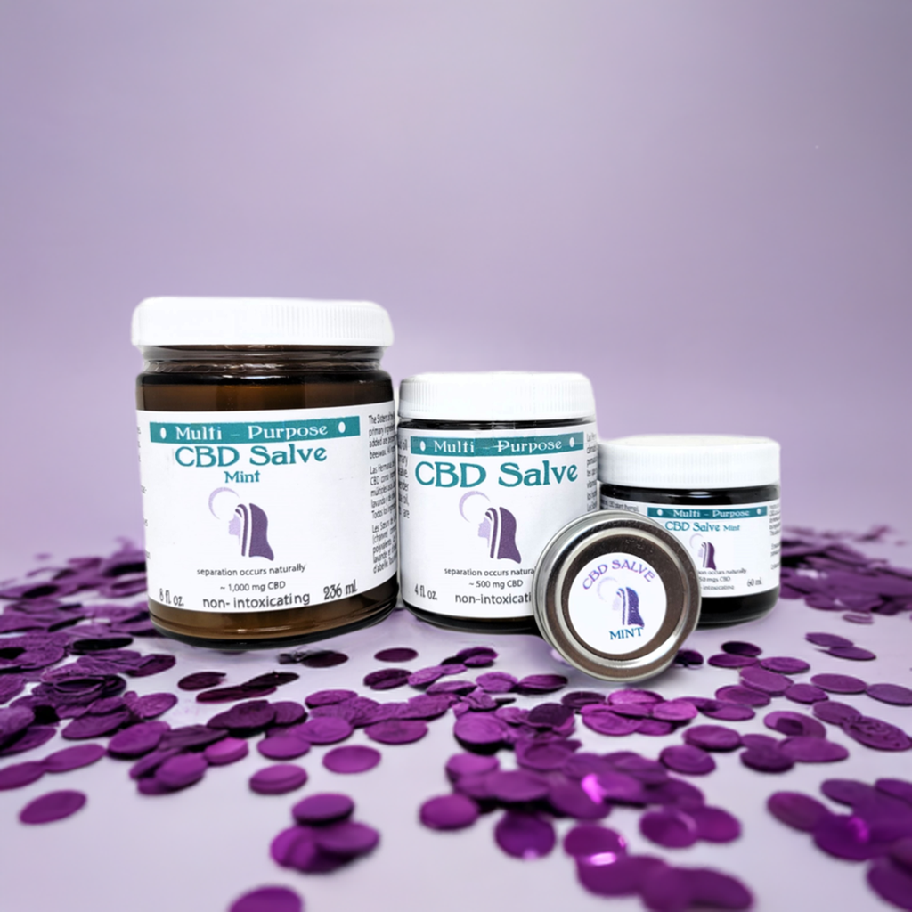 CBD Topical Salve 8 oz. Lavender or Mint (~1,000 mg CBD)