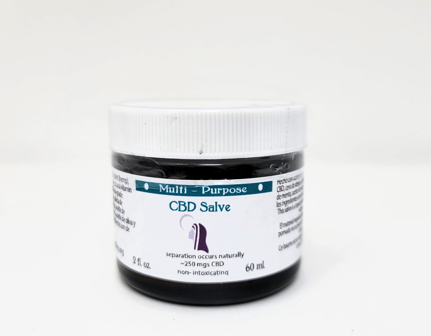 CBD Topical Salve 2 oz. Lavender or Mint (~250 mg CBD)