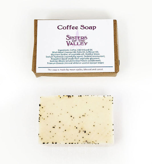 12 x Coffee Soap Infused with CBD