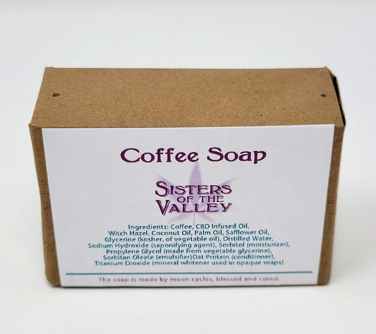 12 x Coffee Soap Infused with CBD