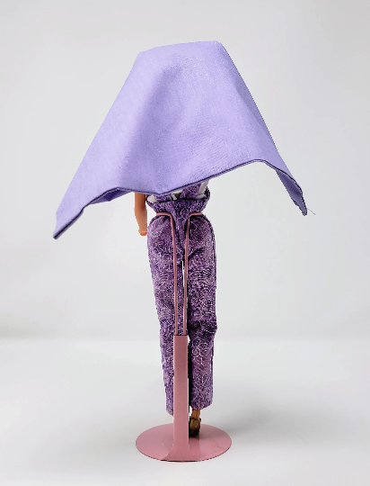 Farmer Nun Dolls in Purple Uniform