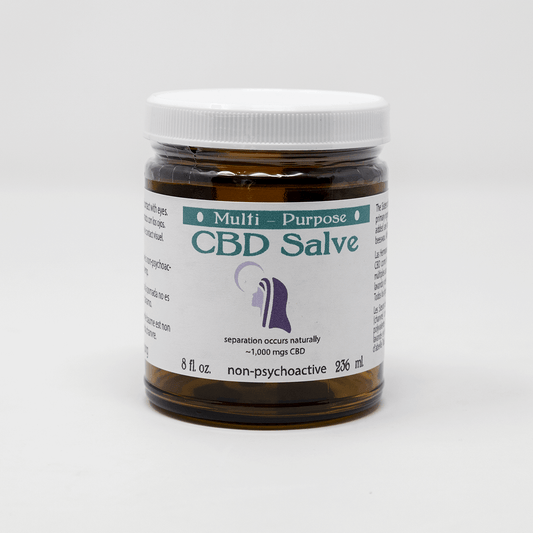 12 x 8oz - CBD Topical Salve (900 mg CBD)